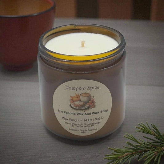 Pumpkin Spice Scented, Oak, Soy Candle, Wax Melts, Soy, Gift, Christmas