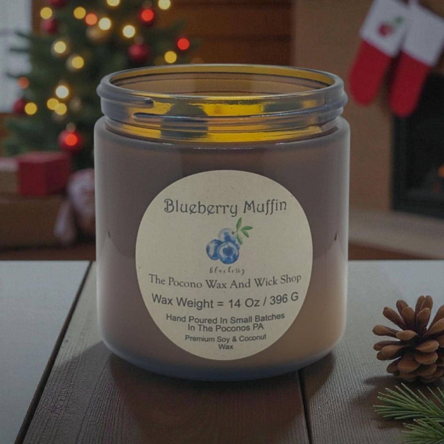 Blueberry Muffin, Scented, Soy Candle, Wax Melts, Soy Christmas Gift