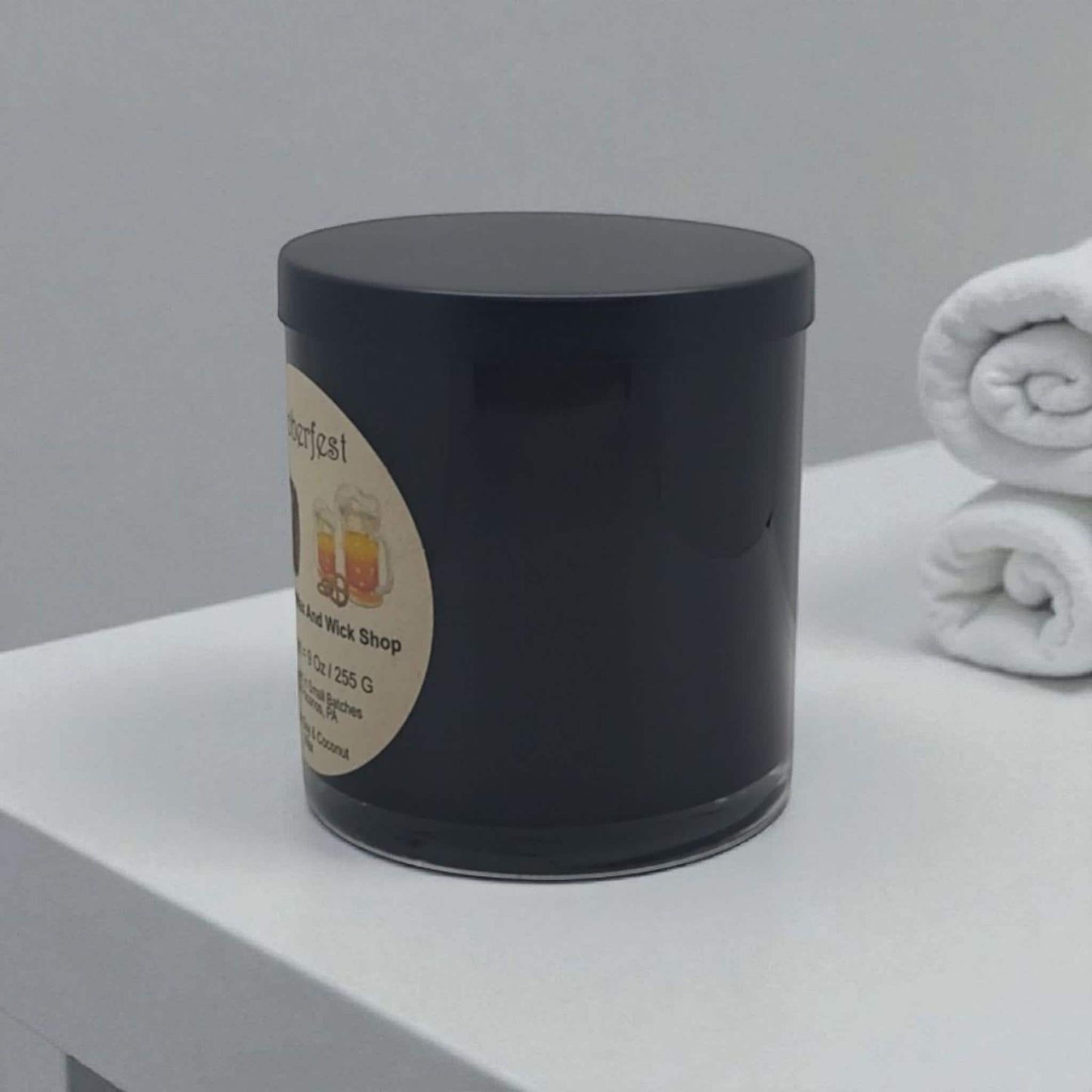 Oktoberfest, Scented Candle, Soy, Coconut, 9 Oz, Handmade, Christmas Gift