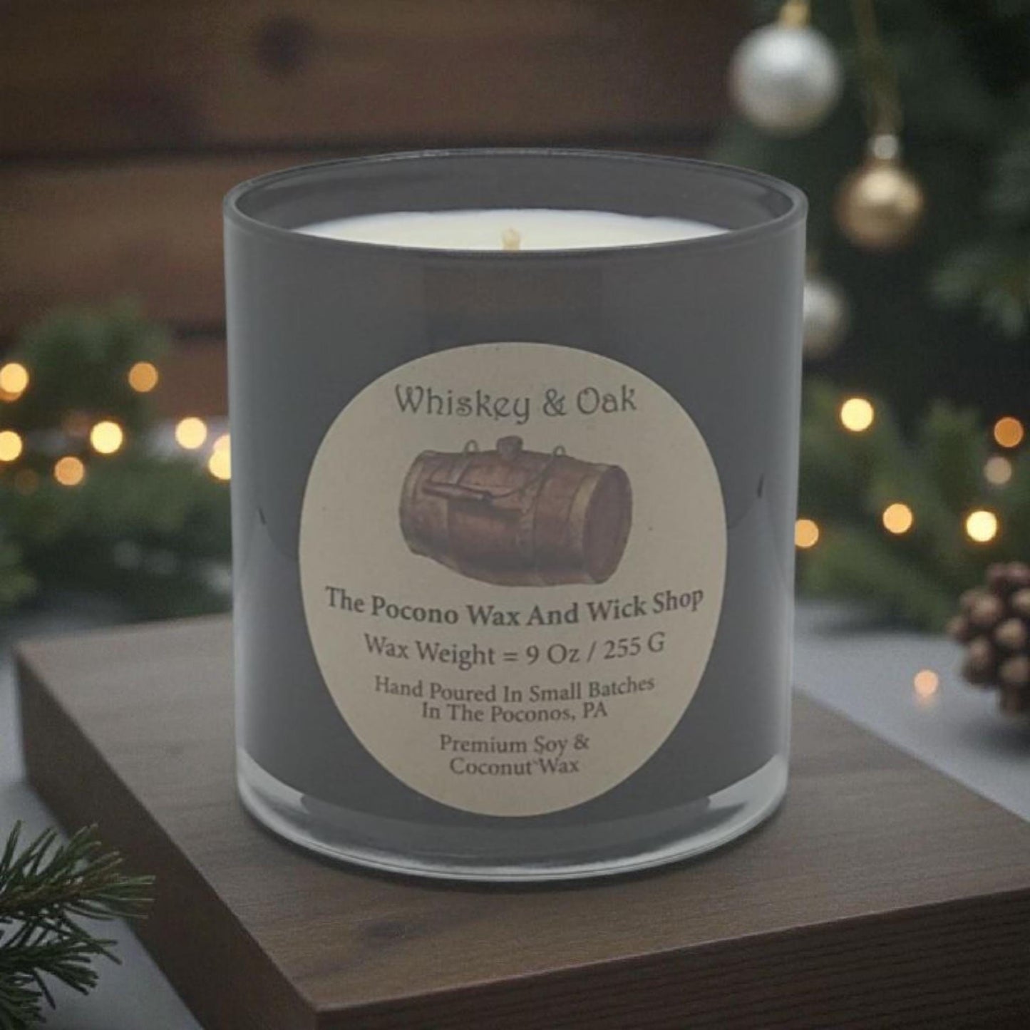 Whiskey And Oak, Soy Candle, Wax Melt, Container Candles, Home And Living, Coconut